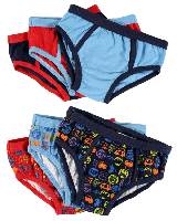 Bright Bots Small Pants for Toddlers - Little Wundies 6-pack Pants
